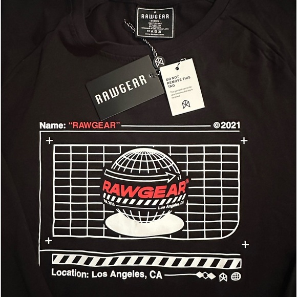 Raw Gear Other - RAW GEAR - LONG SLEEVE T-Shirt -  Black - Size Medium - RG440 - NWT